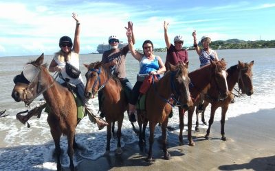 Paseo a caballo por la playa en Puerto Plata