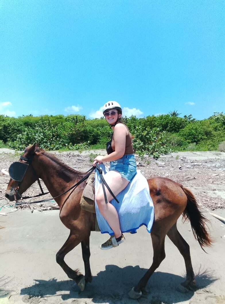 Horseback riding on a Puerto Plata beach with Jey Tours