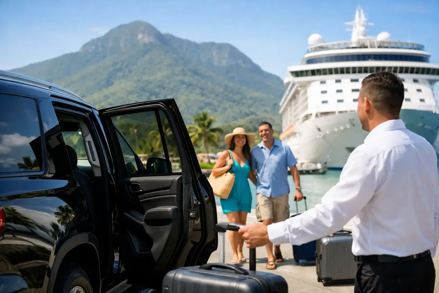 private-puerto-plata-transfers-cruise-days Private transfer vehicle and driver for Puerto Plata cruise day excursions