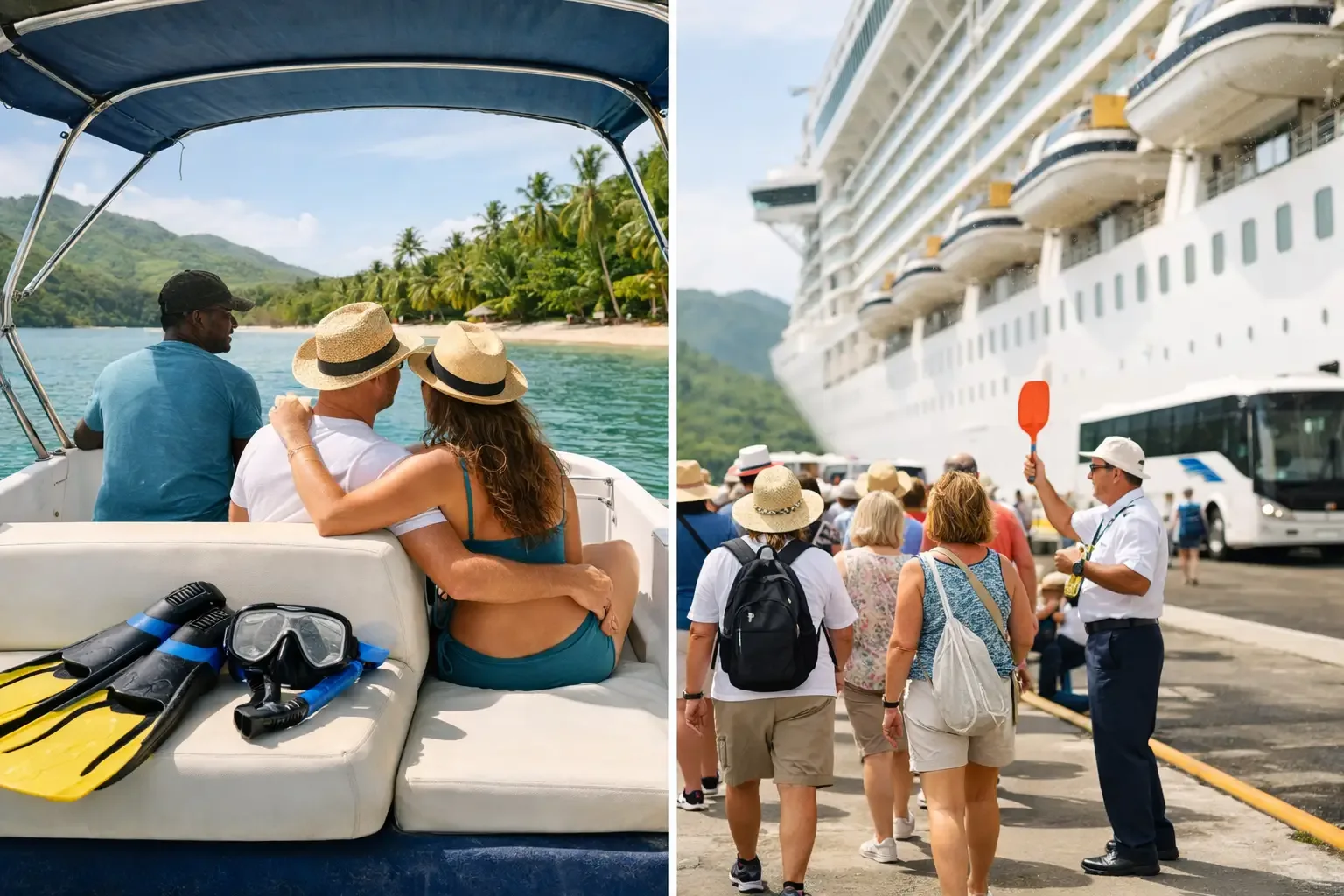 Tours Privados en Taino Bay vs Excursiones del Crucero: ¿Cuál Elegir en Puerto Plata? Tours Privados en Taino Bay vs Excursiones del Crucero: ¿Cuál Elegir en Puerto Plata?