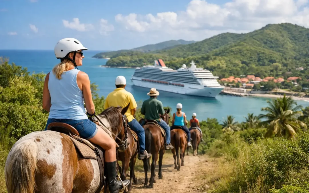 Horseback Riding From Amber Cove for Cruise Guests