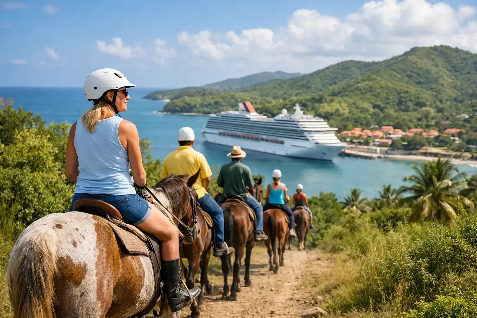 Horseback Riding From Amber Cove for Cruise Guests